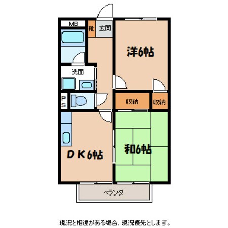 沢駅 徒歩10分 1階の物件間取画像